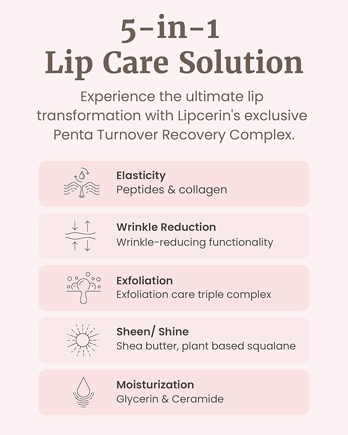 Glint Lipcerin (Star Bouquet, 0.5fl oz) - Long Lasting Hydrating lip gloss with Shea Butter for a Natural Looking, Korean Skin care. Ideal for Chapped, Dry, Cracked, or Damaged Lips.