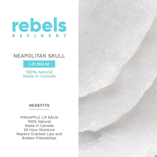 Rebels Refinery 3-Piece Pineapple-Shaped Lip Balm Bundle