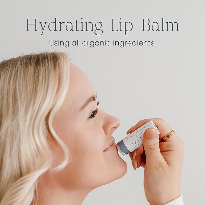 Organic Tallow Lip Balm (Lavender & Honey) from Grass Fed Cows. Super hydrating with Tallow, Olive Oil, Honey, and Beeswax. Sustainable Cardboard Tubes & Hand Filled. Jumbo Size 0.5 oz.