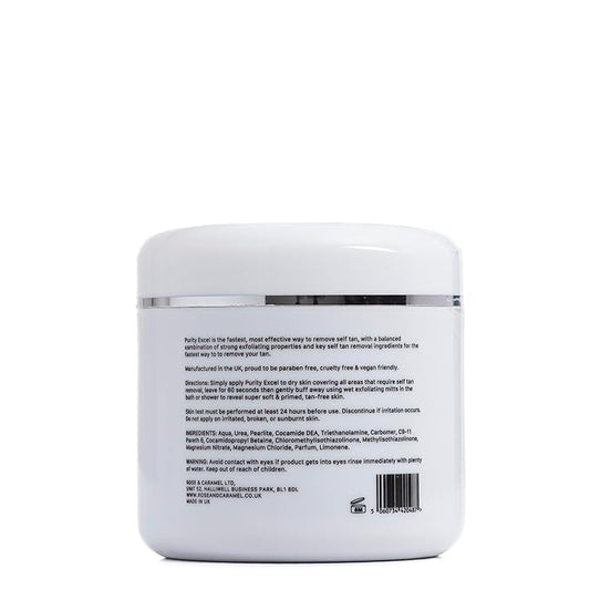Rose & Caramel Purity Excel 60 Second Miracle Express Self Tan Remover & Exfoliating Tan Eraser Body Scrub 14.89 Fl Oz (440ml)