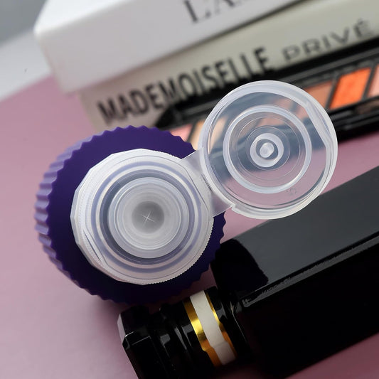 Travel Bottles for Toiletries, Large 6oz Travel Size Containers, BPA Free Leak Proof Tubs Refillable Liquid Accessories with Toiletry Bag for Cometic Shampoo and Lotion Soap (4 Pack)