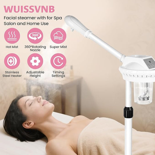 face Steamer Clean Skin Firming Pores and Moisturizing Suitable for a Beauty, Spa, at Home
