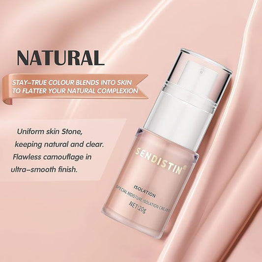 Hydrating Makeup Primer with Hyaluronic Acid, Face Foundation Primer, Base Primer for Shine, Oil Control, Add Moisture, Smooth Texture, Hides Wrinkles for Long-Lasting Makeup, 0.71 FL.OZ