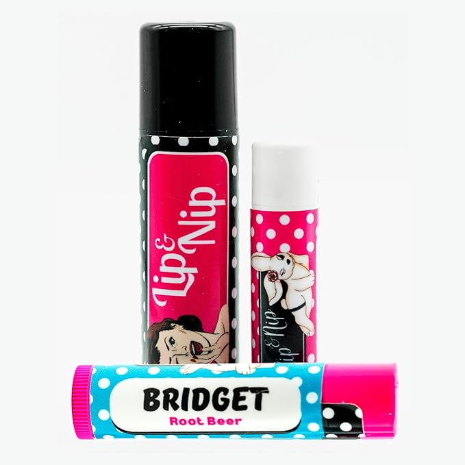 Root Beer “Bridget” Flavored Balms | Flavored Hydrating Lip Balm, Nipple Balm, and Full Body Balm | Lip Balm & Moisturizer and Intimacy Enhancer - Pack of 3