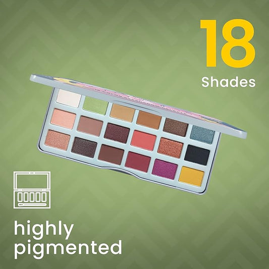 Cosmetics Fairy Tale Eye Shadow Palette Makeup, 18 Ultra-Blendable, Vibrant Matte & Shimmer Eyeshadow - Eyeshadow Palette Set With Mirror - Long Lasting, Travel-Size Makeup Palette