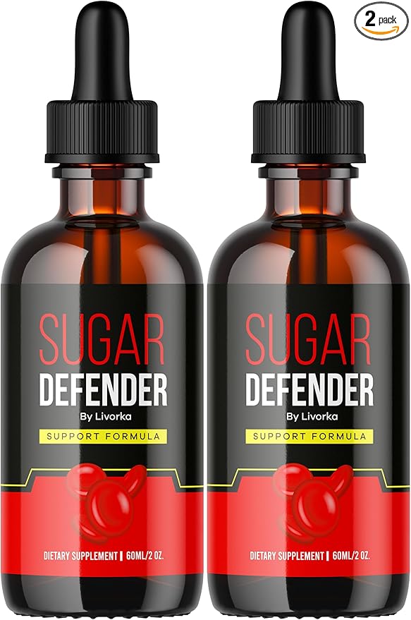 Sugar Defender - Sugar Defender Drops, Sugar Defense Super Formula, Sugar Defender 24, Sugar Defender Supplement, Sugar Defender Liquid, Defender Drop,Sugar Metabolism (60 Capsules) -2Pack