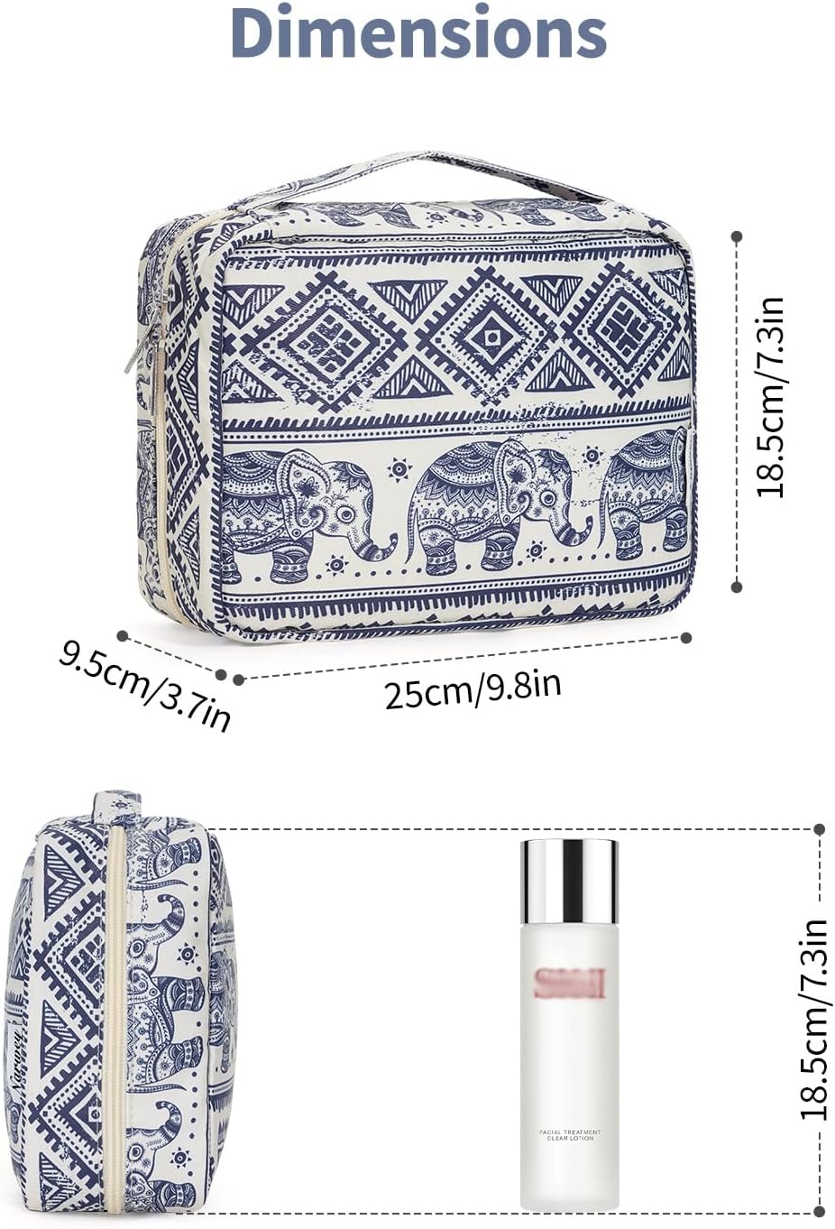 Narwey Small Hanging Travel Toiletry Bag for Women, Travel Bag for Toiletries, Makeup Bag Organizer Cosmetic Bags Make Up Bags for Girls