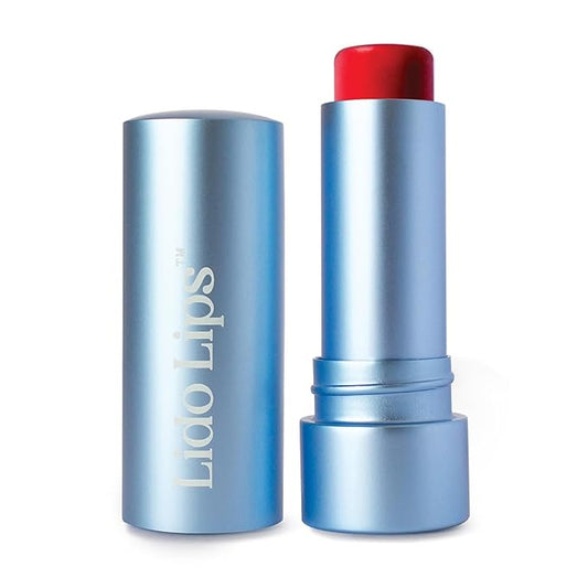 Tinted Lip Balm. Moisturizing Sheer, Buildable Lip Color with Hyaluronic Acid, Vitamin E and Rich Oil, Perfect Revitalizer for Chapped Lips. Beauty Plumper Moisturizer 0.21oz- Ruby Rouge