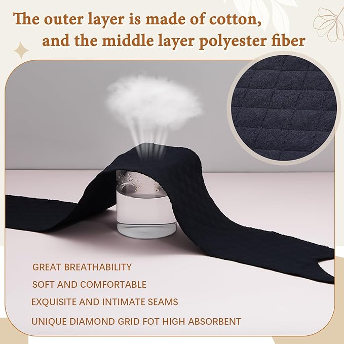 Cotton Tummy Liners and Bra Liners Set for Sweat Rash Skin Folds Plus Size Women Sweating Supplies