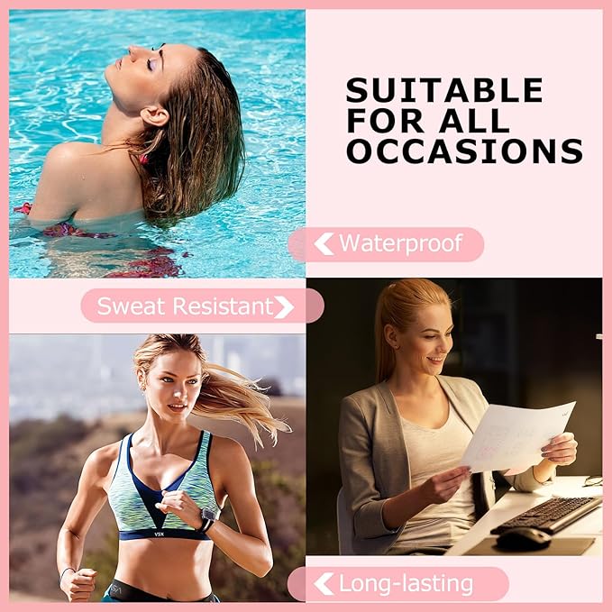 Eyebrow Color Kit with Brow Color & Eyebrow Pencil, 2-in-1 Natural Effects Eyebrow Makeup Set, Easy & Safe to Use 10ml - Black Brown