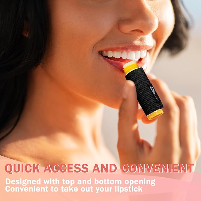 WK IEASON Lip Balm Holder Keychain Bulk Chapstick Holder Key chain