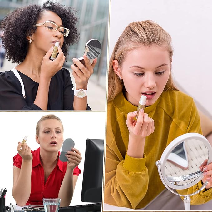 Demissle Thank You Gifts for Coworker Lip Balm Bulk Set Inspirational Appreciation Gifts Leaving Farewell Gifts Vanilla Ingredients Lips Care Products for Friends Teacher Worker Employee (36 Pcs)