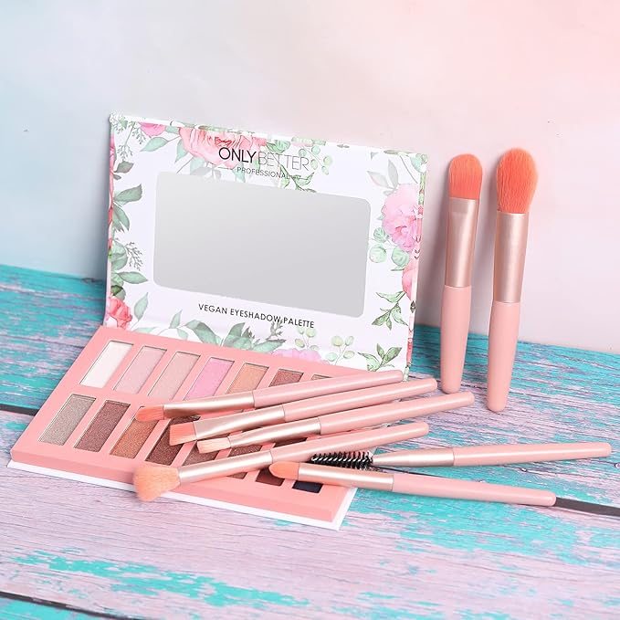 Vegan Eyeshadow Palette Organic Eyeshadow 16 Colors Highly Pigmented Eyeshadow Metallic Colorful Eyeshadow Palette Long Lasting Nude Eyeshadow Shimmer Palette