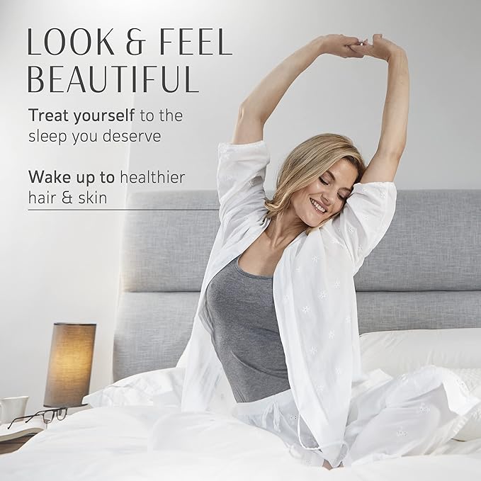 YourFacePillow, Back Sleeper Beauty Pillow, Cervical Neck Pillow, Patented Contour Memory Foam Pillow, Ergonomic Neck, Back and Shoulder Support. Back Sleeping Reduces Pressure on Skin - Standard