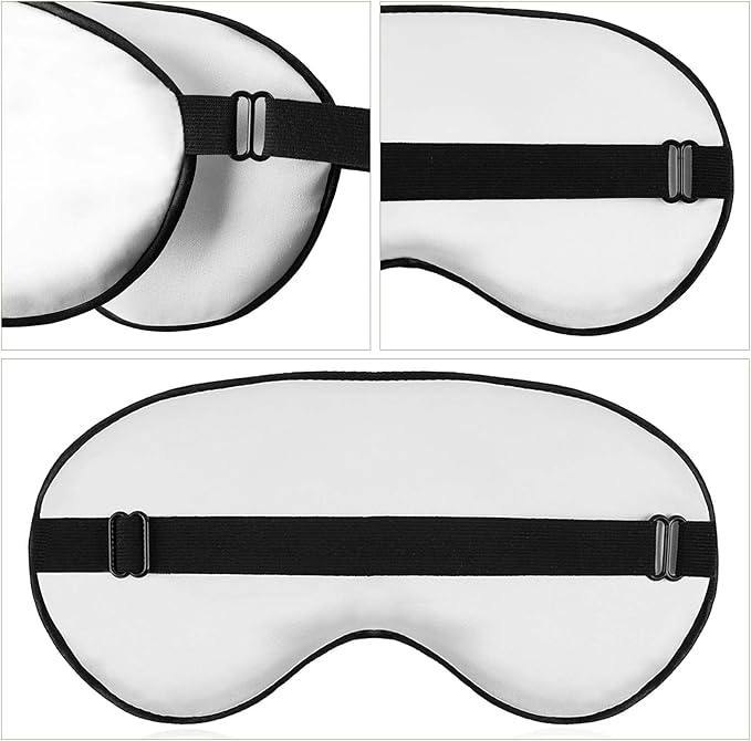 Customize Eye Mask Personalized Sleep Mask Upload Your Image Text Logo Custom Eye Cover with Adjustable Strap for Men Women Friends Brothers and Sisters, Black, 8.1"x4.1"