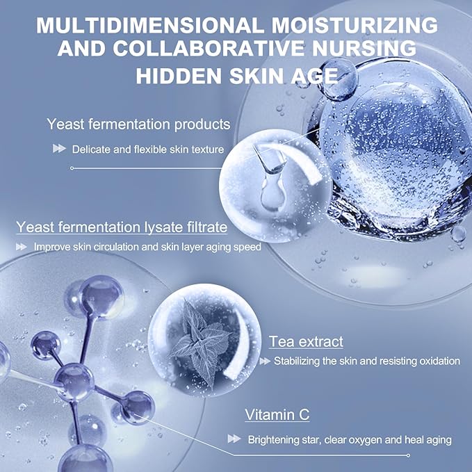 woolly Skincare sets COPPER TRIPEPTIDE-1 Day and night beautyessence 9-Pcs set box care process contains moisturize and nourishmake the skin soft and smooth