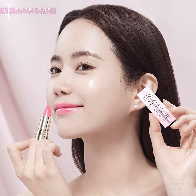 Tinted Lip Balm Hydrating 0.11 oz, Glow Pink Shade, Glossy High Pigmentation, Sheer and Smooth, Mositurizing, Natural Color (Pink Bouquet)