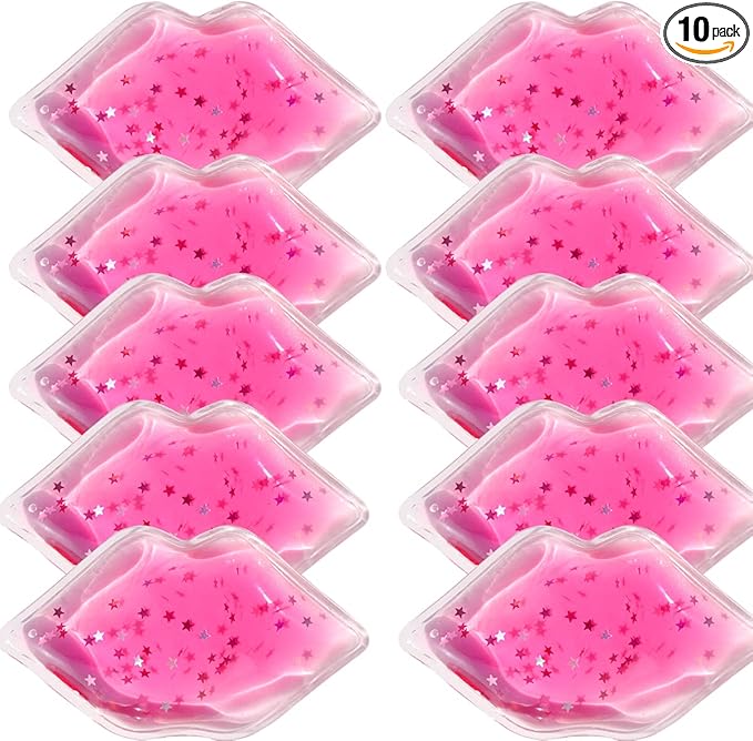 Eye Pad, Gel Eye Pad, Cooling Eye Pads, Gel Eye Mask,Gel Ice Pack, Cooling Ice Eye Masks, Hot Cold Eye Mask, Eye Ice Pack, Gel Eye Mask for Puffy Eyes, Migraine, Puffiness (10 pcs)