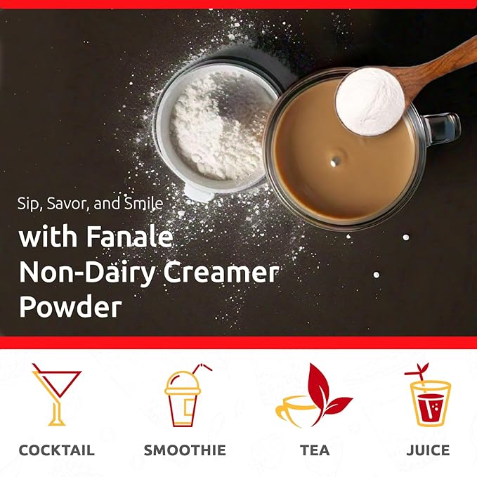 Fanale Premium Non-Dairy Creamer Bubble Tea Flavoring Powder | Perfect for Baking, Smoothies, Desserts and Drinks | Instant Flavoring Powder for Boba Milk Tea - 2.2 Pounds (Pack of 1)