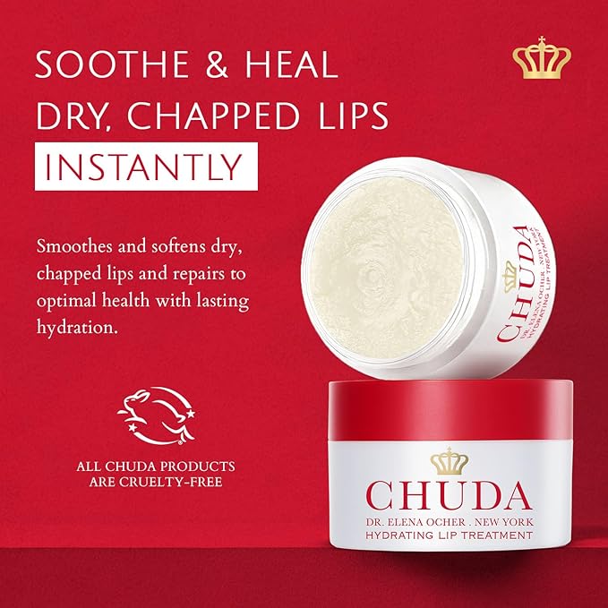 Chuda Hydrating Lip Treatment – Anti-Aging, Plumping Treatment for Lips – Intensive Lip Moisturizer - Natural Lip Hydrator – Soothing, Hydrating Lip Plumping Treatment - 5ml