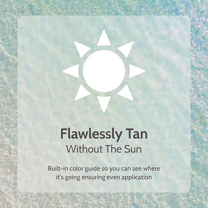 Fake Bake Flawless Self-Tanning Liquid Streak-Free, Long-Lasting Natural Glow For All Skin Tones - Sunless Tanner Includes Professional Mitt For Easy Application, Black Coconut Scent - 6 oz