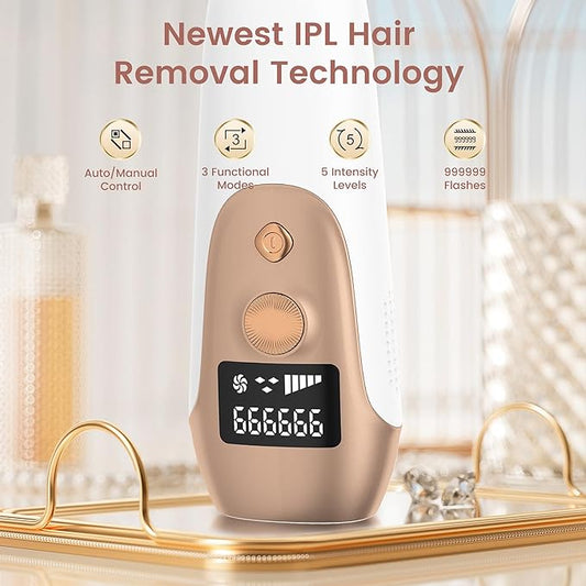 Hair Removal Device, Hair Removal for Women and Men,Hair Removal Body and Face for Home Use,model S3