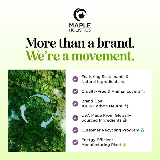 Sulfate Free Shampoo and Conditioner Set - Tea Tree Sage and Rosemary Shampoo and Conditioner for Dry Flaky Scalp Care - Deep Cleansing Color Safe Shampoo and Conditioner for Damaged Dry Hair Care