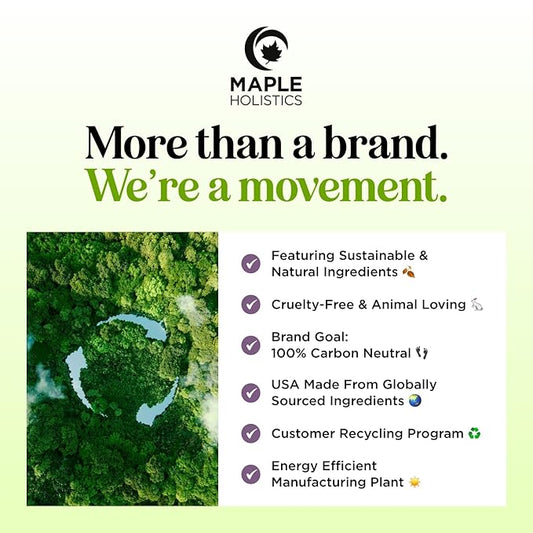 Sulfate Free Shampoo and Conditioner Set - Tea Tree Sage and Rosemary Shampoo and Conditioner for Dry Flaky Scalp Care - Deep Cleansing Color Safe Shampoo and Conditioner for Damaged Dry Hair Care