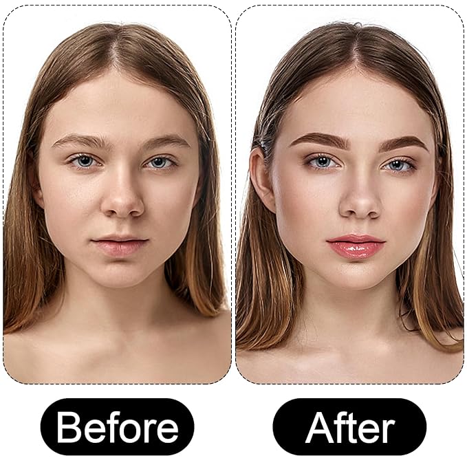 Matte Contour Palette, Face Sculpting Grey Contour Powder Palette for Light Fair Skin, Cool Toned Face Bronzer Makeup Contouring Palette, Buildable Matte Bronzer, 02#Dark Brown