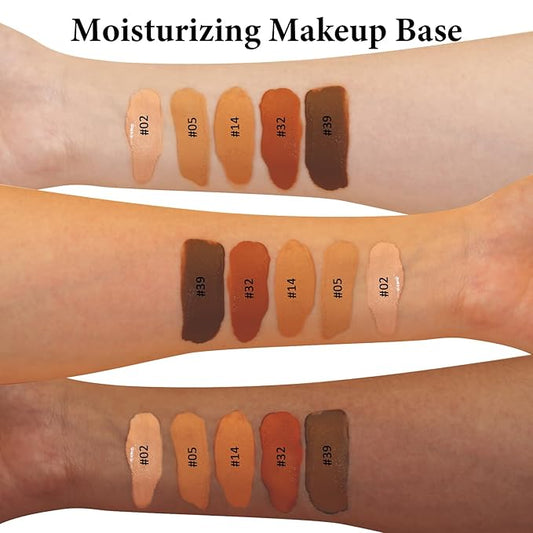 Liquid Foundation Makeup, Improves Uneven Skin Tone, Lightweight and Flawless Coverage for Hours 39# ESPRESSO