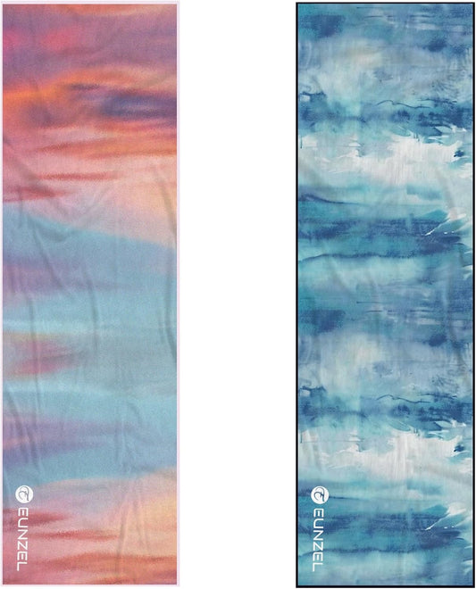 Cooling Towel, Ice Towel for Neck, Soft Microfiber Chilly Towel Stay Cool for Sports, Yoga, Running, Gym, Workout, Biking, Camping & Outdoor Activities 40"x12"