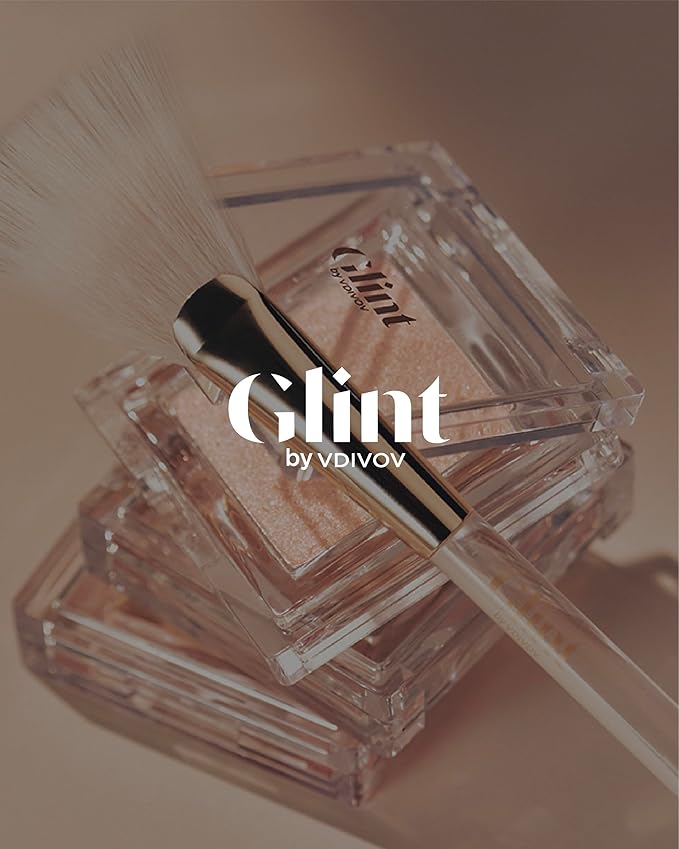 Glint Dewy Highlighter (Milky Moon, 0.17oz) - Luminous Glow, Infused with Micropearls, Shiny Illuminator. Rich Pigment & Silky Touch, Korean Makeup.