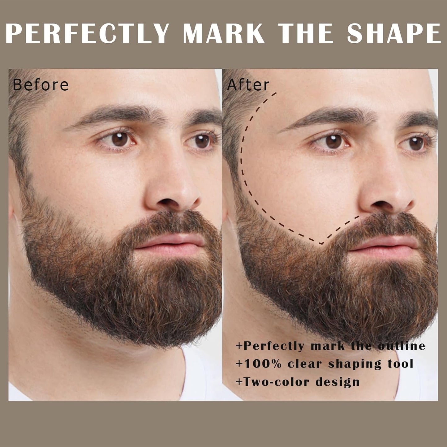 12Pcs Barber Pencil Set Hairline Enhancement Pencils Kit for Lineup Magic Beard Shaping Beard Guide Pen with Sharpener Barber Chalk for Beard Makeup Design for Men Black Tan Brown