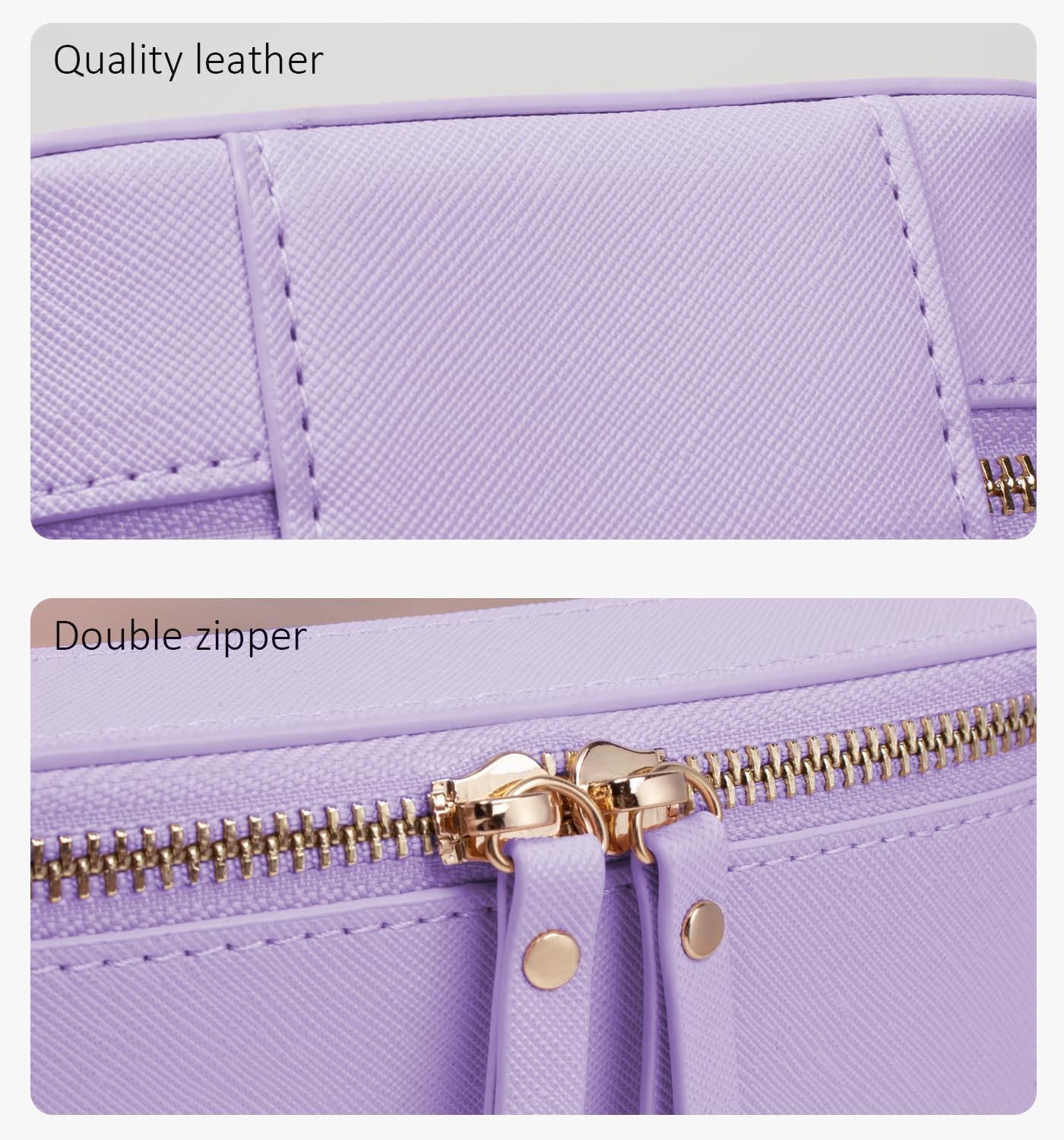 Travel Clear Makeup Bag Set, TSA Approved Cosmetic Bag Case with Zipper Portable Makeup Pouch Toiletry Bag Women Traveling Cosmetic Organizer Storage Bag Car Organizer Car Essentials for Women