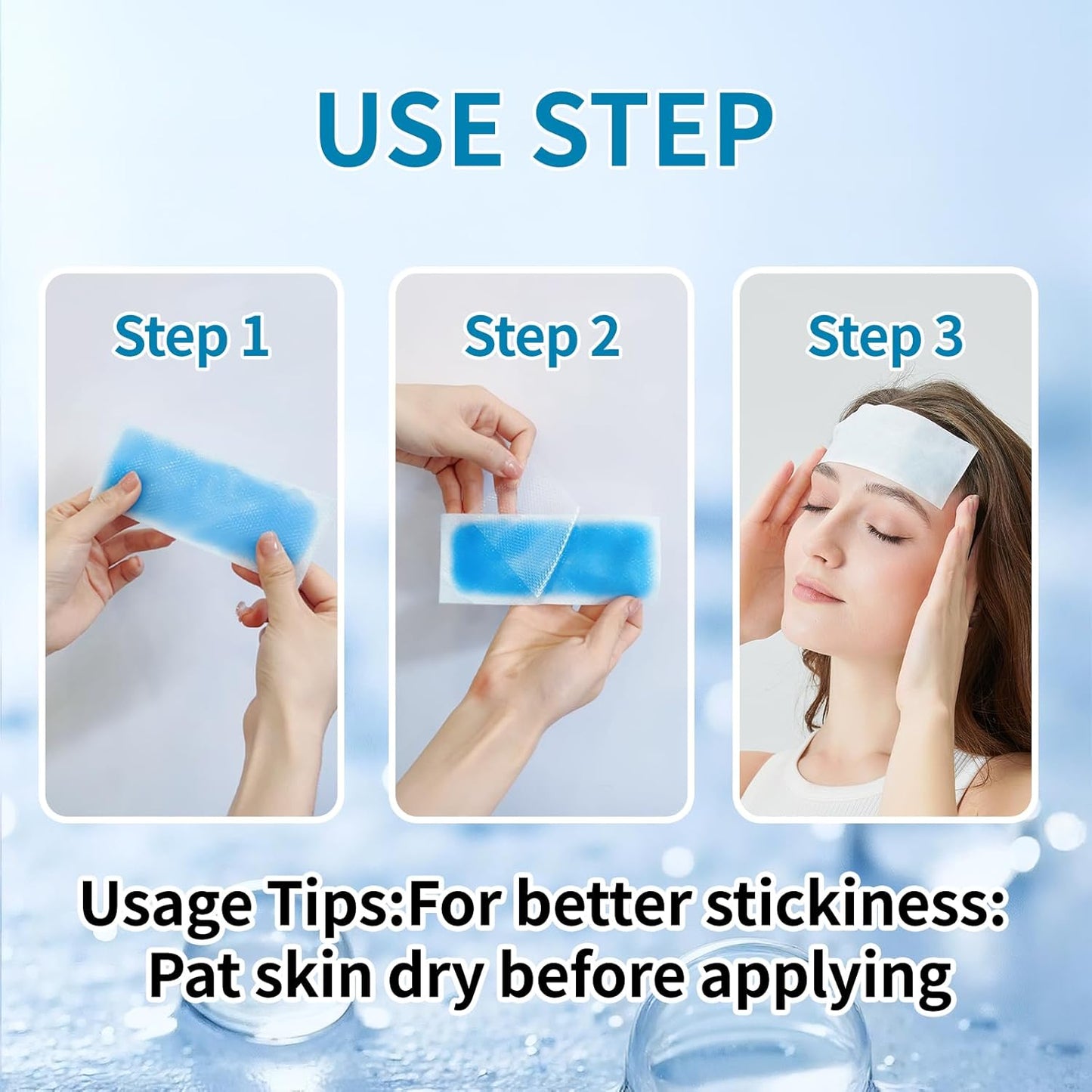 Instant Cooling Ice Packs for Outdoor Activities Summer Heat Relief - Large Disposable Cooling Patches for Neck Body, Camping Hiking Sports, Instant Temperature Drop 30 Pack