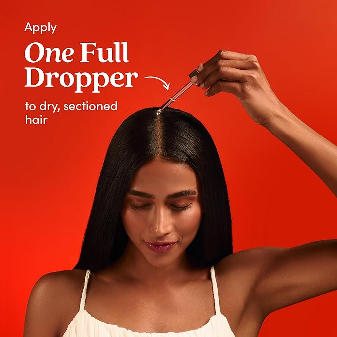 Fable and Mane Hair Oil - HoliRoots Strengthening Serum for Damaged, Frizzy Hair with Amla, Castor Oil for Hair Health - 3.4FL oz