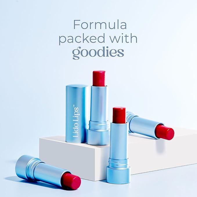 Tinted Lip Balm Bundle - Moisturizing, Hydrating Sheer Buildable Lip Color with Hyaluronic Acid, Vitamin E & rich oil - Set of 2: Rosy Bloom & Sunny Citrine