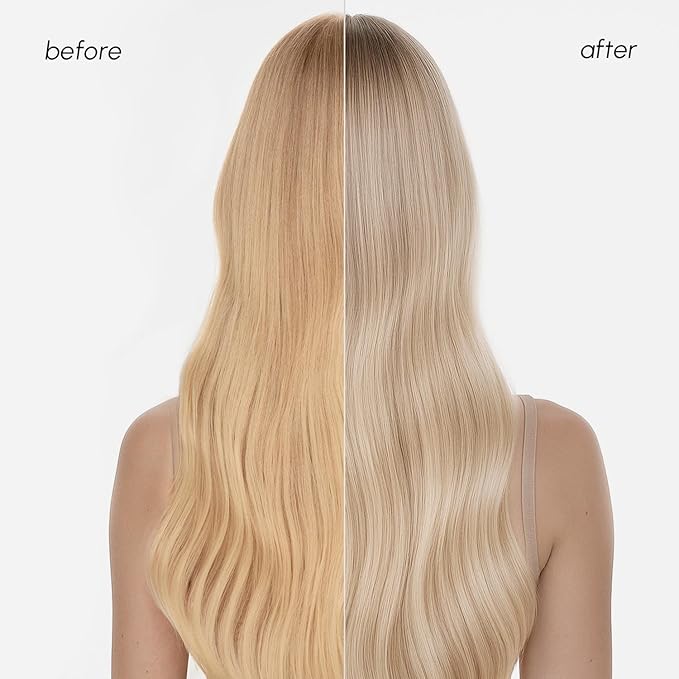 MAREE Purple Hair Mask - Toner for Blonde Hair - Purple Conditioner for Color Treated - Brassy, Bleached, Highlighted, Platinum, Ash and Silver - with Keratin – Matizador Para Cabello Rubio