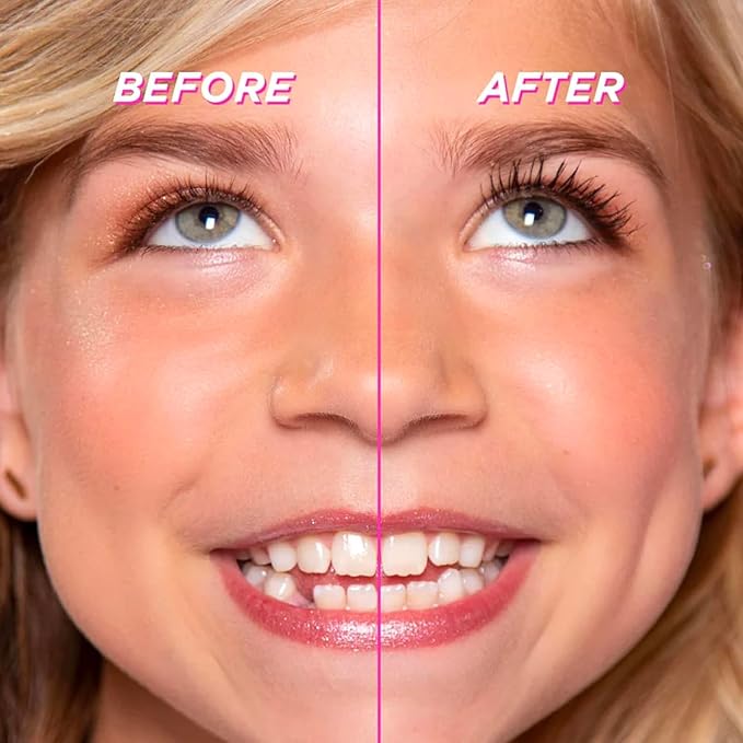 Petite 'n Pretty Eye Makeup Set for Kids - Makeup for Tweens & Teens - Fully Feathered Volumizing Mascara, Eyeliner, Made in the USA, w/Gift Bag