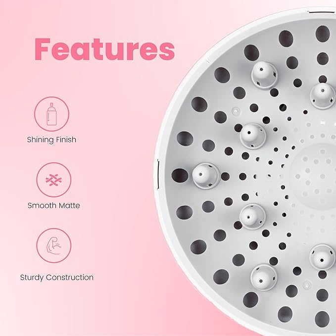 Universal Hair Diffuser “Super Sturdy” 1.7 Inch to 2.6 Inch for Natural Curly and Wavy Hair, Hair Dryer Attachment (Blue Lagoon)