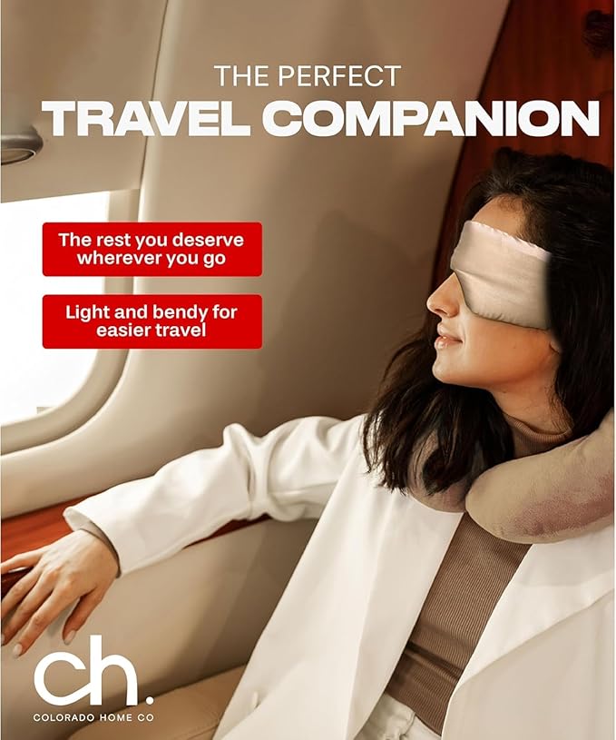 SUNDAYSILKS™ | Adjustable Silk Sleep Mask for Side Sleeper | Cloud-Like Comfort, Weighted for Deep Sleep | Soft Sleep Face Mask for Women & Men, Full Blackout, Cooling Silk Eye Mask for Sleeping (2PK)