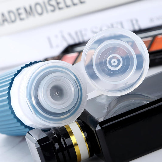 Travel Bottles for Toiletries, Tsa Approved 3oz Portable Travel Bottles, BPA Free Leak Proof Squeezable Silicone Travel Size Containers, Travel Accessories with Clear Toiletry Bag (4 Pack)