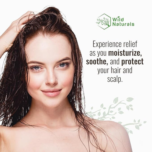 Manuka Honey Shampoo and Conditioner - Soothing Moisturizing Formula for Eczema, Psoriasis, Curly Hair, and Color-Safe - All Natural Set