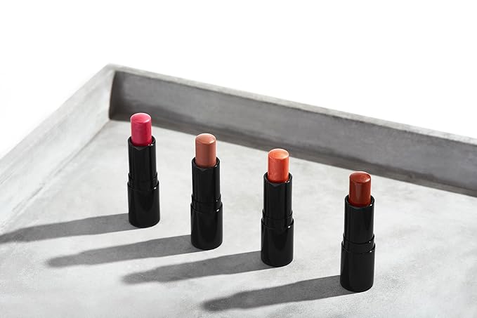 Henné Organics Luxury Lip Tint - Moisturizing, Sheer Natural Color - Coral (Orange)