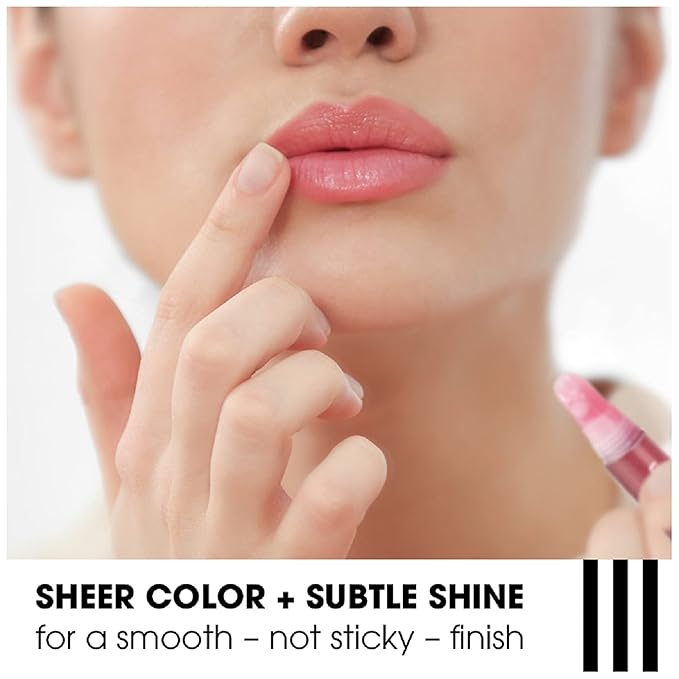 ChapStick Total Hydration Vitamin Enriched Nearly Nude Tinted Lip Oil Tube, Lip Care - 0.24 Oz