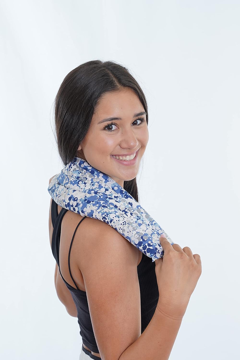 Microwavable Heating Pad for Back Pain, Cramps, Arthritis Relief, Heat Pad with Moist Heat Therapy - Hot Heated Pad Flaxseed, Cherry Pit, Herbs Comforting Aromatherapy, Made in USA, Large