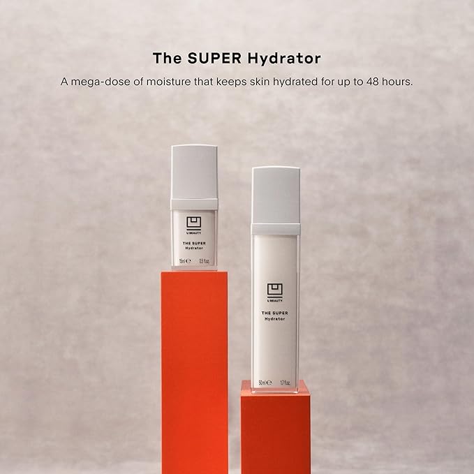 U Beauty The SUPER Hydrator Hyaluronic Acid Moisturizing Cream - Mega-Dose Skin Hydrator with Peptides and Grapeseed Oil for Supple, Smooth, and Softer-Looking Skin For Up To 48 Hours - 1.7 fl oz