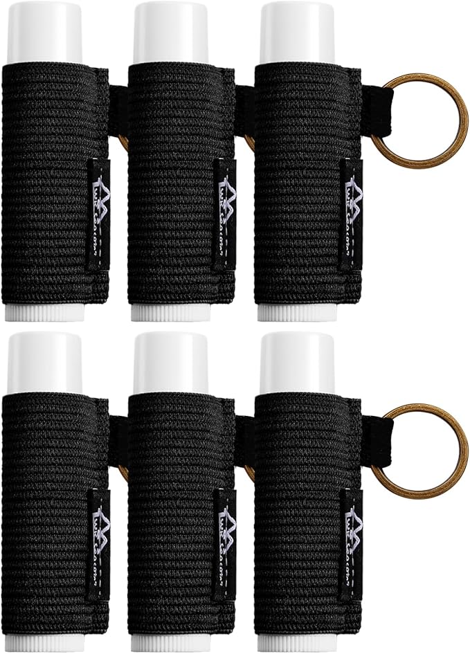 WK IEASON Lip Balm Holder Keychain Bulk Chapstick Holder Key chain