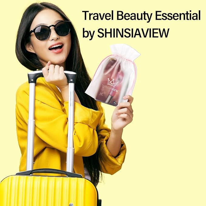 Skin Hydrating Kit Travel Mini Size 5 STEP Skincare Set for Healthier 30 Days Supply with Pouch