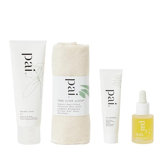 Pai Skincare - Organic 3-Step Calm It Kit For A Soothed Complexion | Natural, Vegan, Sensitive Skincare